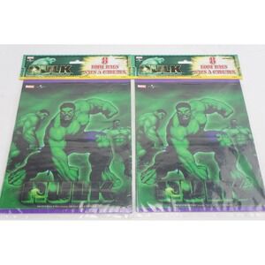 2-Pack Sealed Vintage 2000's Marvel Hulk Party Loot Candy Favor 8 Bags Each